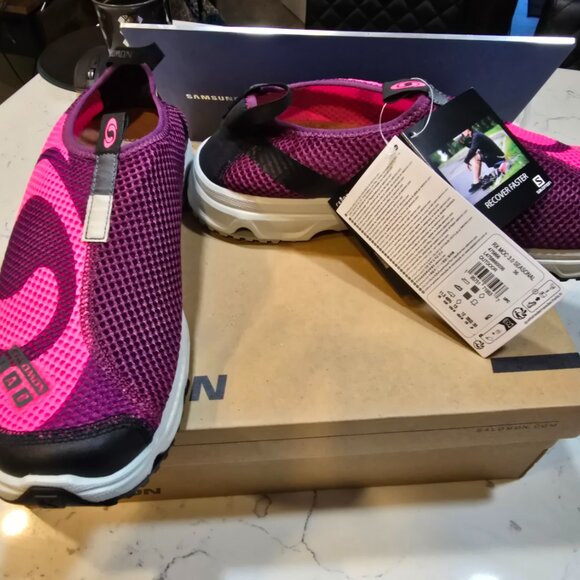 Salomon RX Moc 3.0 'Plum Caspia Knockout Pink' L47586600 Size US MENS 12 NEW - Picture 3 of 8